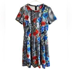 Catherine Malandrino Pleated Abstract Dress
 • Used • Size: 4